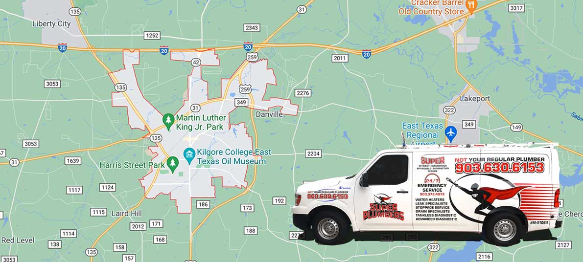 Kilgore, TX Drain Cleaning Services - Super Plumbers