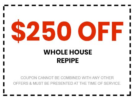 Discount on Whole House Repipe