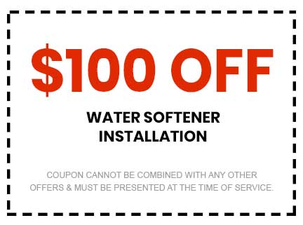 Discount on Water Softener Installation